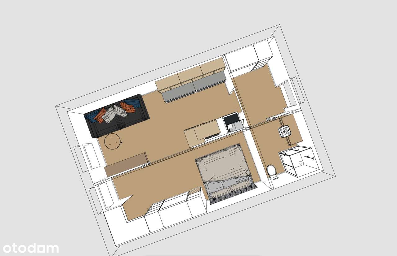 2 POKOJE Czeladź, Piaski, ul. Nowopogońska - CENTRALNE OGRZEWANIE-5