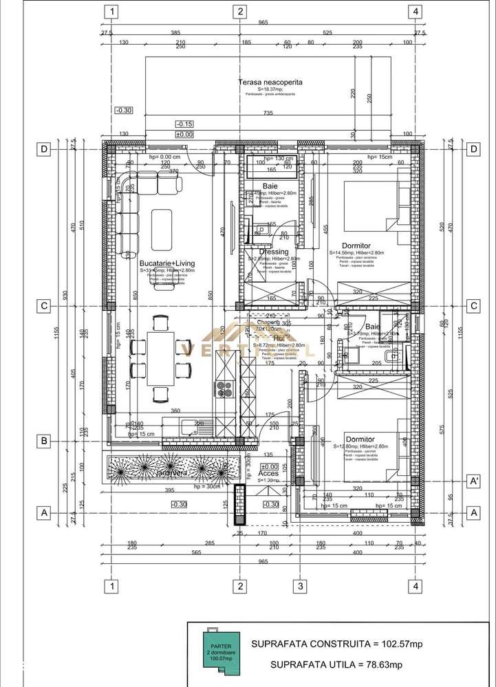 Casa ideala pe pamant | 3 Camere | 2 Bai-10