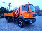 MAN TGM 13.250 4x4 HDS Zwyżka Kosz Wywrotka Meiller Kipper Atlas 125.2 Hak 200 Euro 5 Wyciągarka - 8