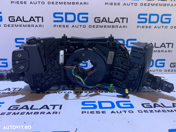 Bloc Lumini cu Banda Volan si Maneta Manete Semnalizare Stergatoare Renault Scenic 2 Cod: 8200127727 - 1