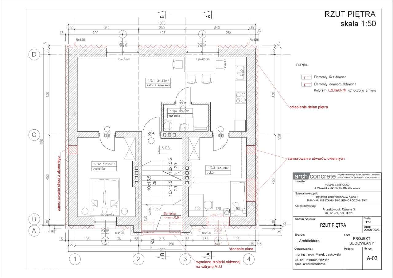 Dom Wolnostojący z Potencjałem w Pruszakowie - Pełny obrazek: 5/8
