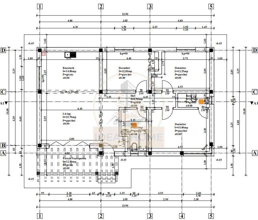 Rediu - Casa stil mediteranean 4 Camere - Imagine principală: 1/1