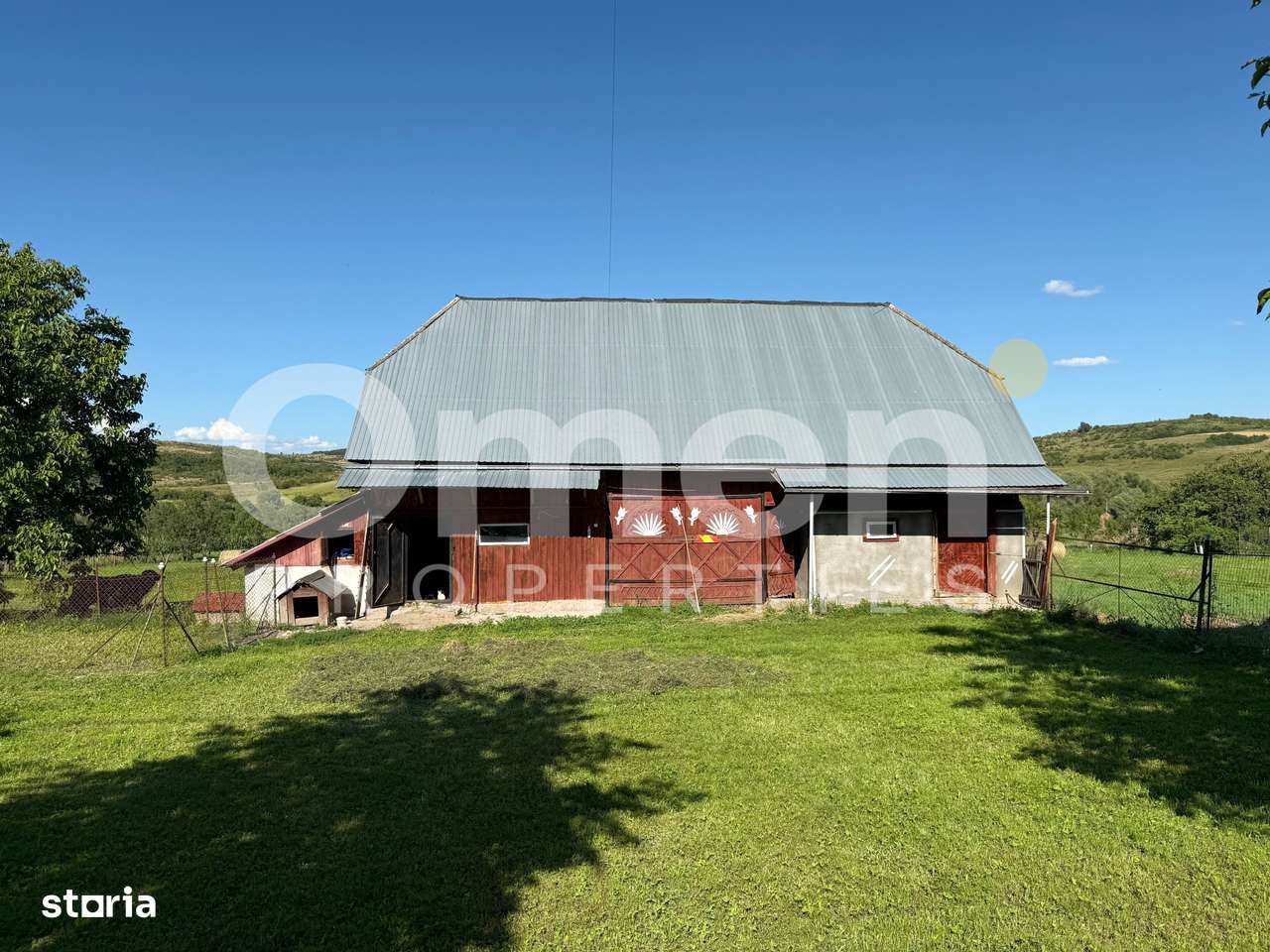 Casă la țară cu șură și grajd, în Vălenii Lăpușului – priveliște panor - Imagine principală: 4/14
