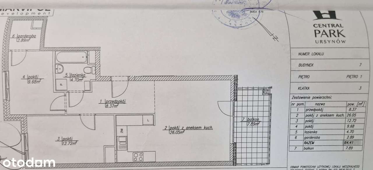 Mieszkanie 64m² z garażem | Ursynów. ul.Jurajska przy zielonym osiedlu-19