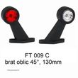 Lampă gabarit cu brat drept 88 mm FT-009 A - LED Fristom - 2