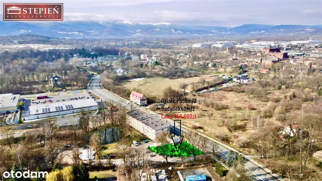 Działka, 555 m², Jelenia Góra