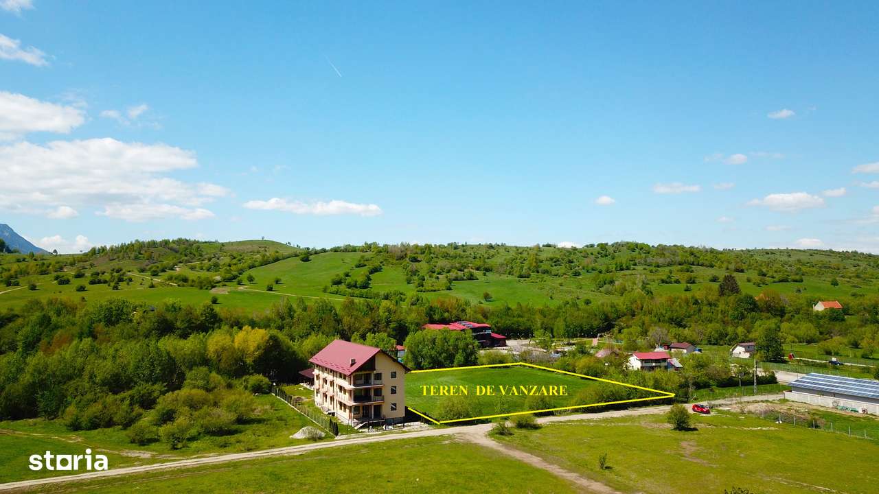 Teren superb in Bran cu parau in spatele lui-5