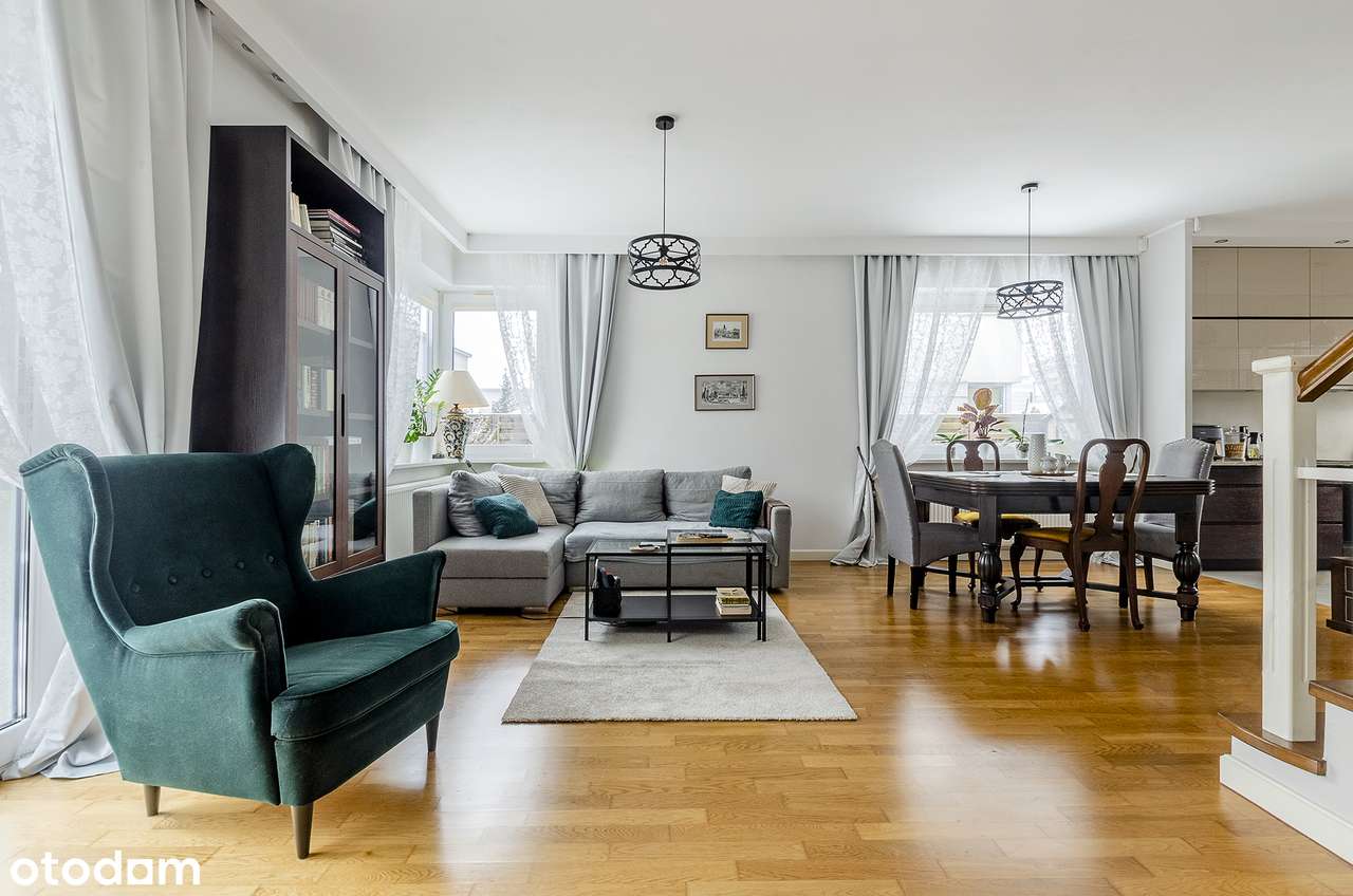 4 pokoje,Wysoki standard. Duży ogród. 3 miejsca postojowe - Pełny obrazek: 1/12