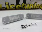 Suporte de lâmpada de matrícula em led branco para Honda CIVIC 3P 91-95/ CIVIC 2P, 4P 95-99/ CRX DEL SOL - 2