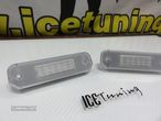 Suporte de lâmpada de matrícula em led branco para Honda CIVIC 2P, 3P, 4P 91-95 / CIVIC 2P, 4P 91-95 / 95-99/ CRX DEL SOL - 2