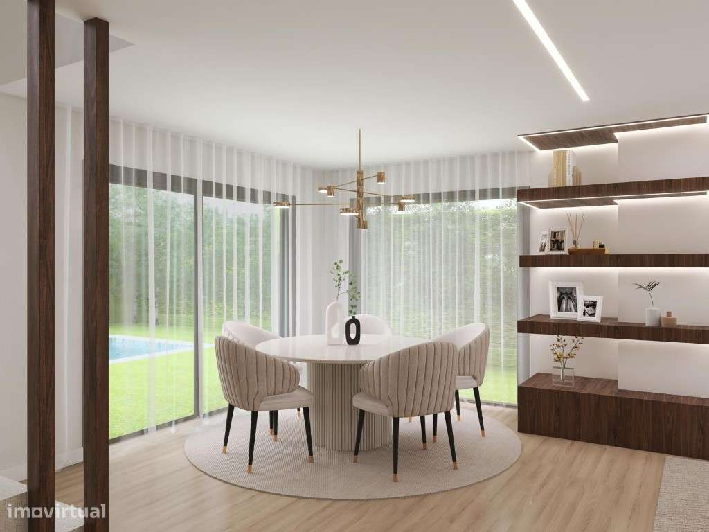 Moradia Contemporânea com Piscina no Prestigiado Alto das Vinhas - Grande imagem: 4/30