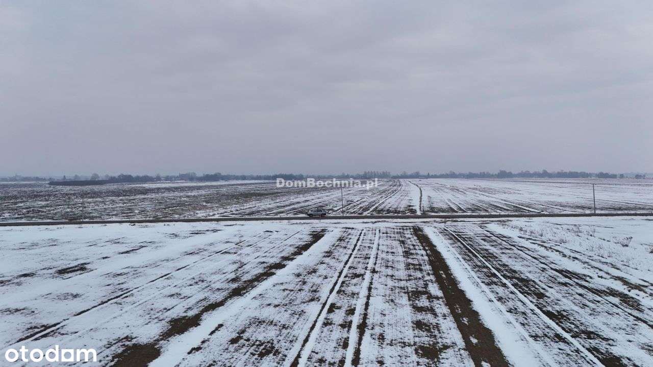 Działka przy nowej drodze gaz woda prąd Borzęcin-10