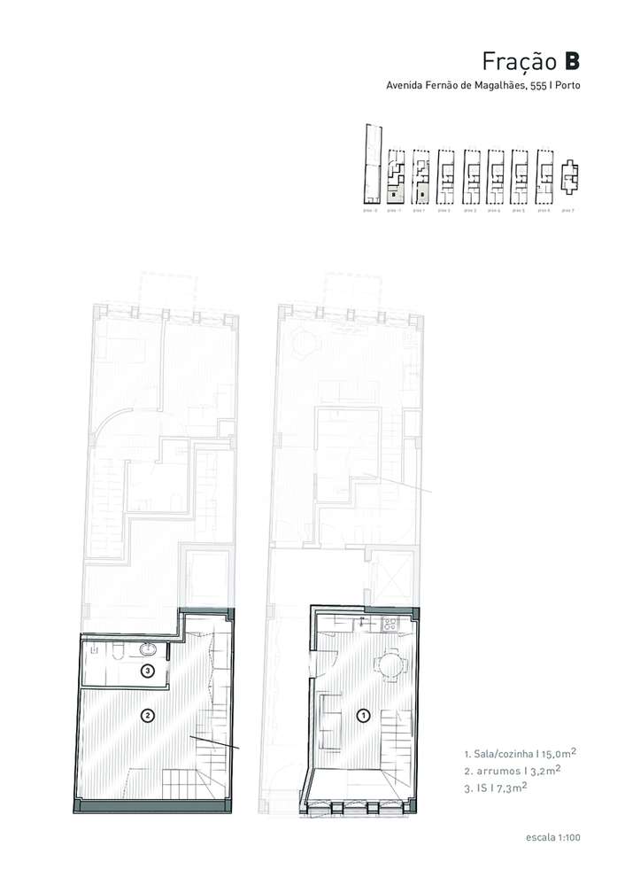 T1 Novo Duplex na Avenida Fernão de Magalhães - Grande imagem: 4/10