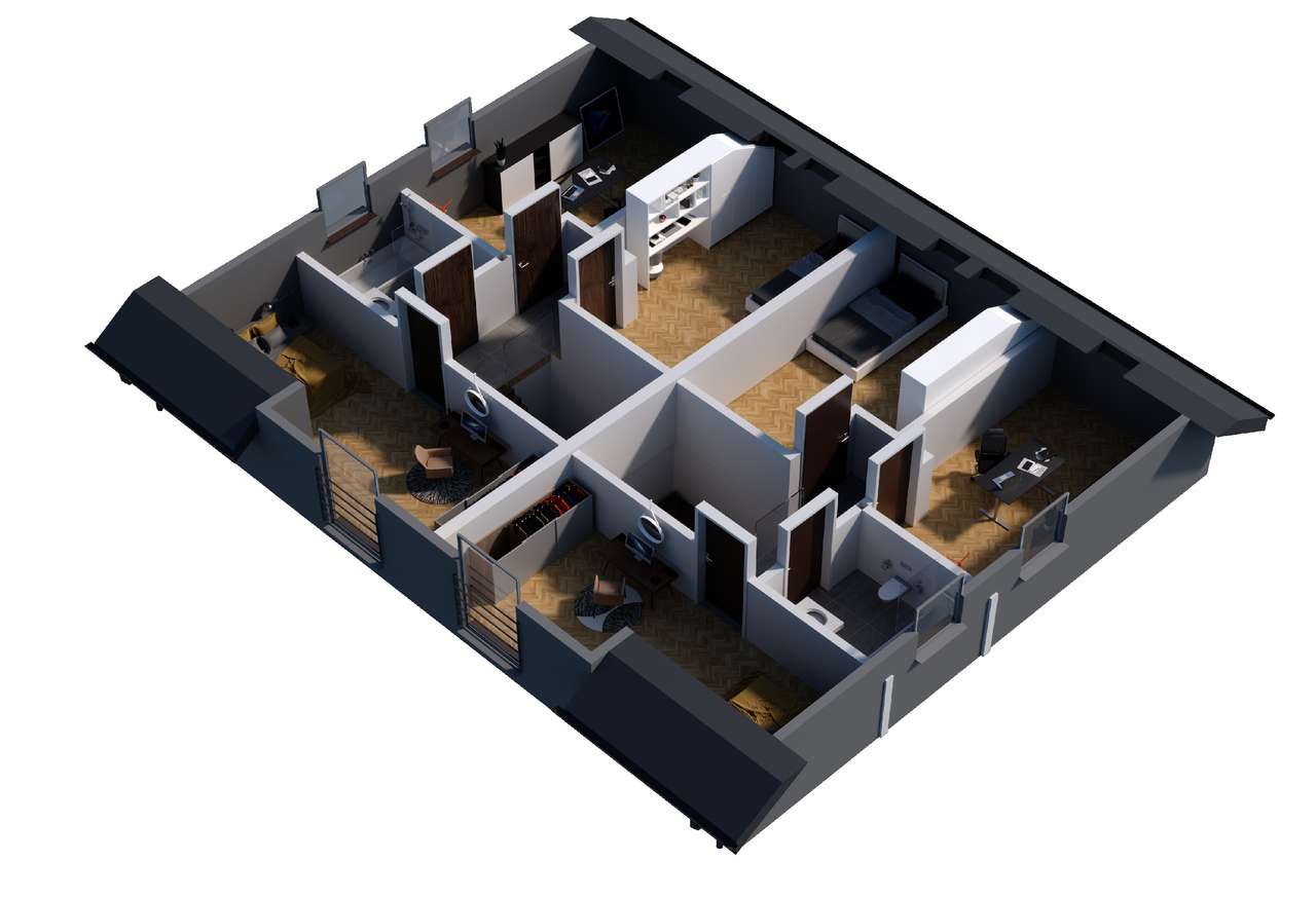 DOM JEDNORODZINNY DWULOKALOWY ŁOPUCHOWO OSIEDLE POD LASEM - Pełny obrazek: 5/20