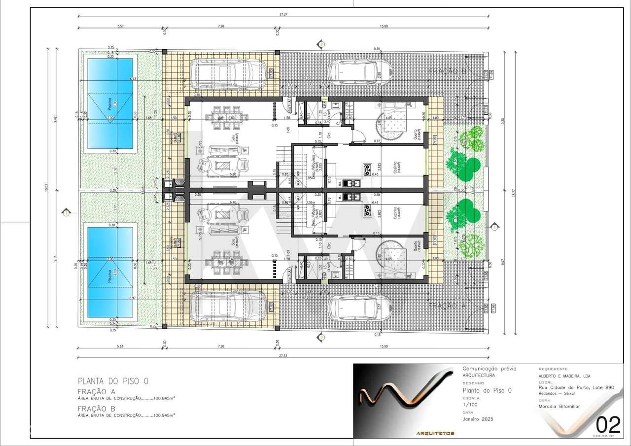 MORADIA GEMINADA T4 COM PISCINA-11