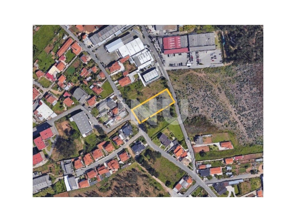 Terreno urbano, para construção, em Oliveira de Azeméis