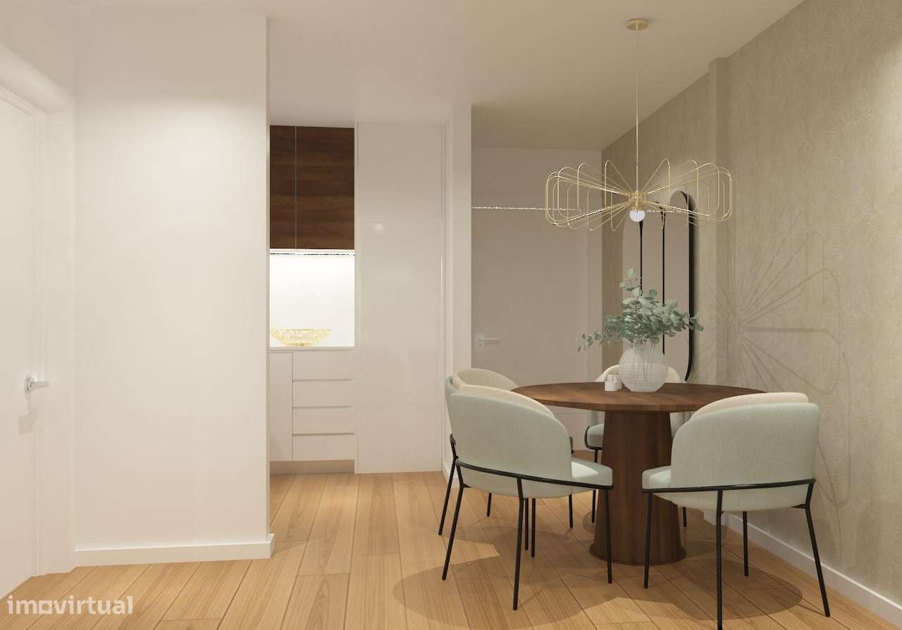 Excelente T1 com terraço e grande jardim-7