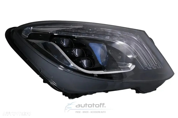 Faruri Full LED compatibil cu Mercedes S-Class W222 Semnal Dinamic (2013-2017) Facelift Design - 3