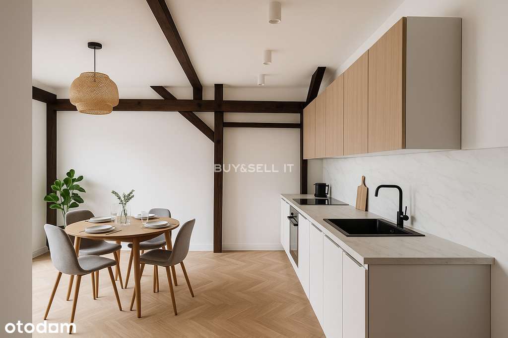 Słoneczne mieszkanie na poddaszu | ładna kamienica-0