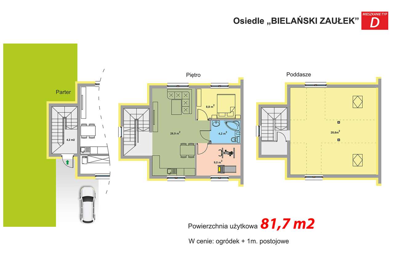 Mieszkanie dwupoziomowe Piekary, Liszki-7