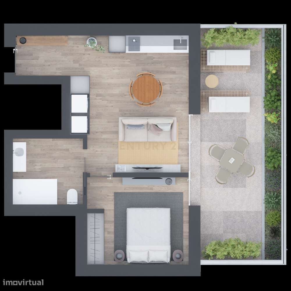 Gião Park – T1 NOVO com elevador, varanda, garagem e arrumos-12