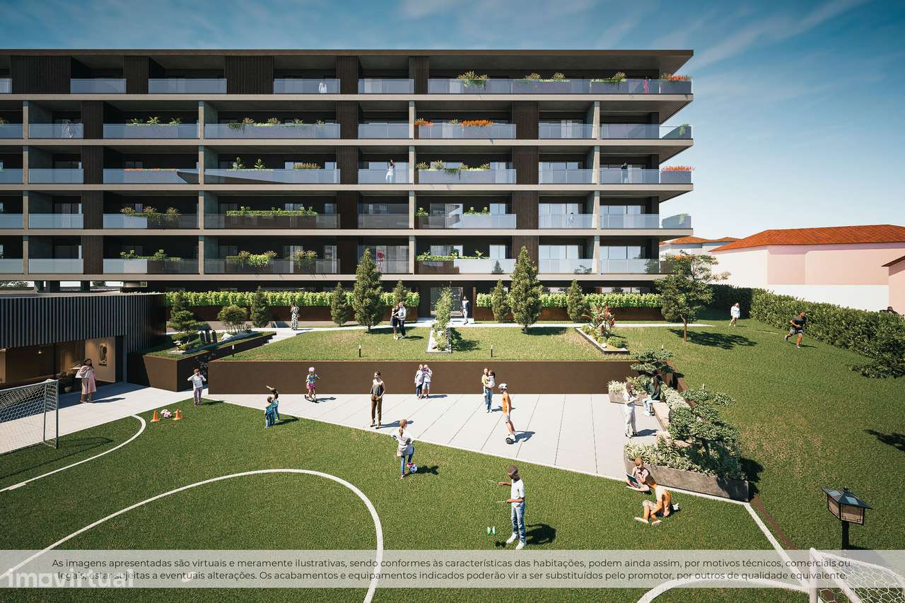 Apartamento T2 TROFA - Condomínio fechado (NOVO)-0