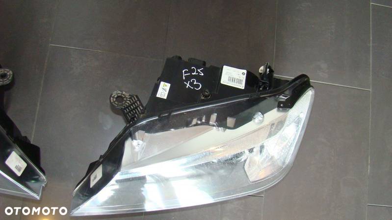 BMW F25 X3 LAMPA PRZÓD PRAWA  LUB LEWA XENON EUROPA 7217293 - 3