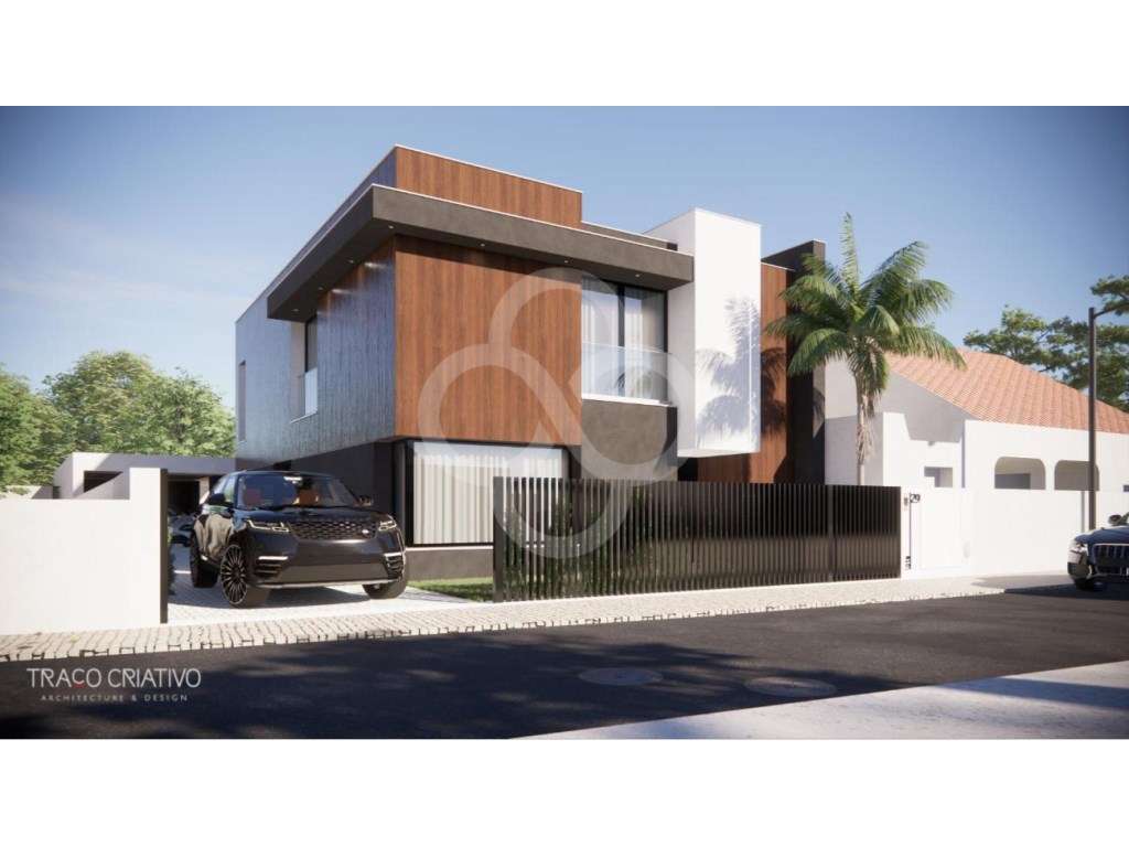 Moradia T4 em construção com piscina jardim em Sarilhos Grandes Mon...-6