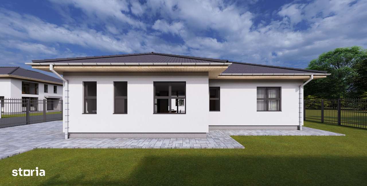 Casa la cheie 4 camere,120 mp,512 mp teren,cu gard si pavaj-8