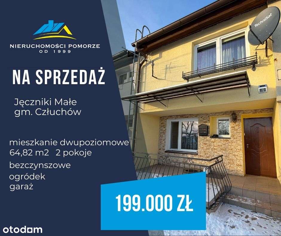 Mieszkanie 2pokoje ogród garaż Jęczniki Małe-0