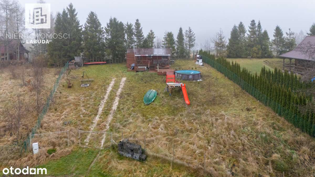 Działka rekreacyjna z domkiem – 5 minut od jeziora-1
