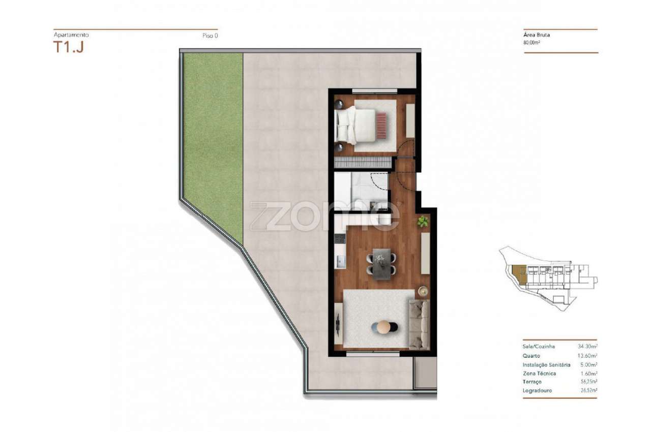 Apartamento T1 K, Santa Luzia, Funchal-39