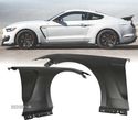 GUARDA-LAMAS DIANTEIROS PARA FORD MUSTANG LOOK GT350 15-17 PRETO - 1