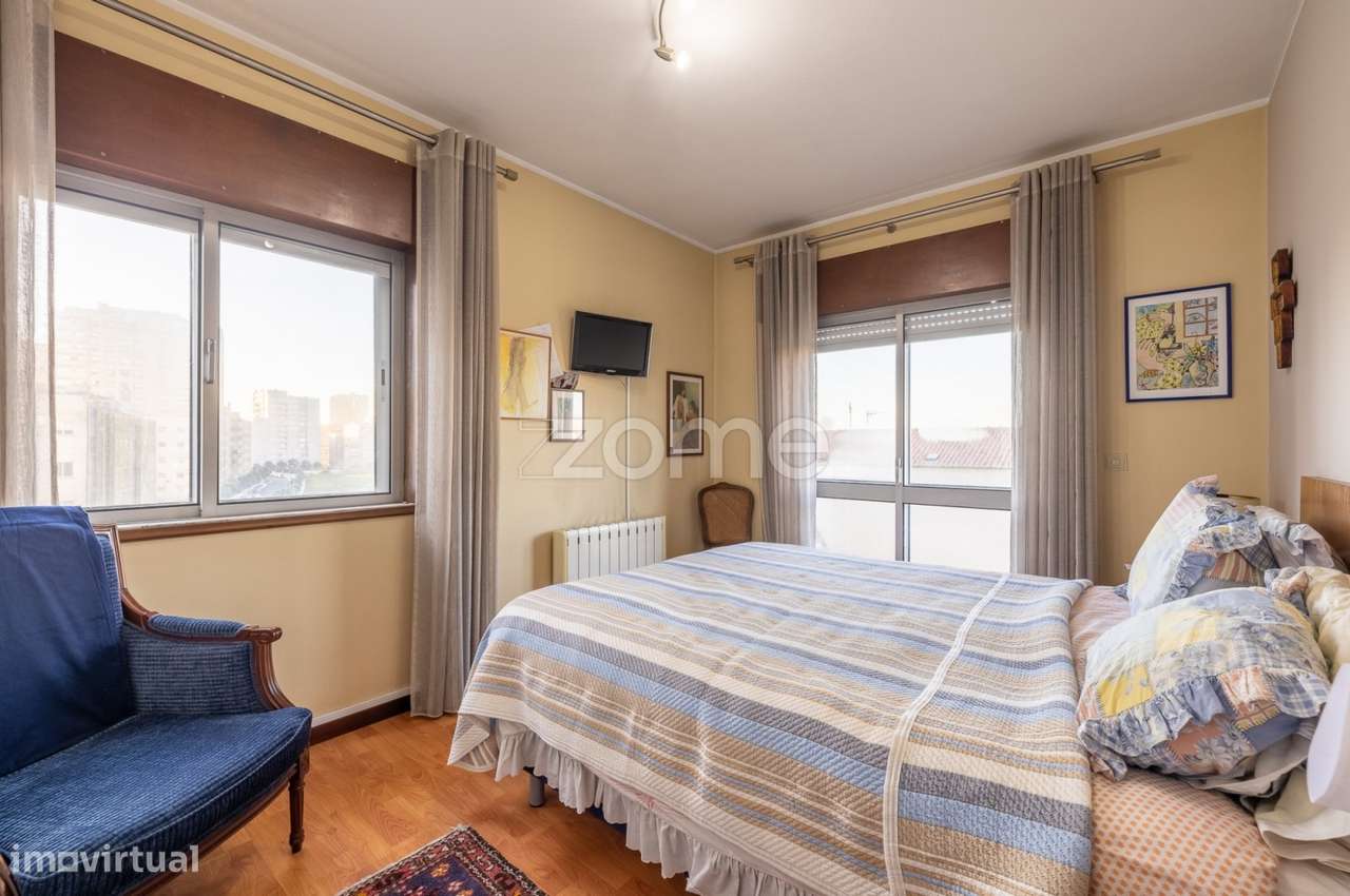 Apartamento T2 vistas Mar com terraço Póvoa Varzim ultimo piso - Grande imagem: 5/19