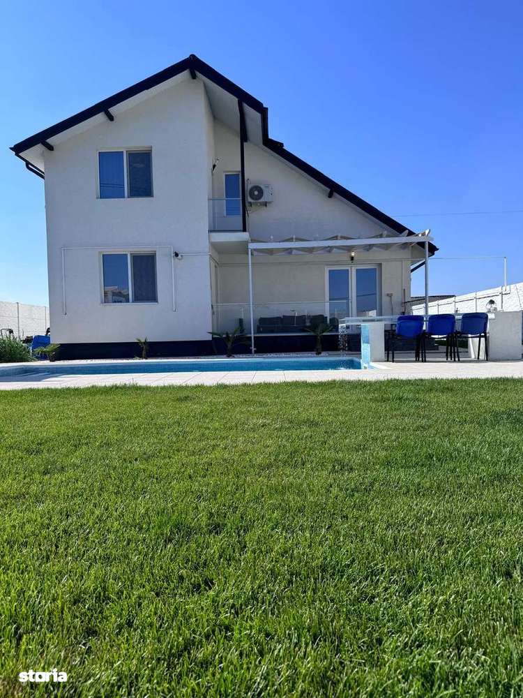 Casă de vânzare modernă P+1 , piscină Berceni – 5 camere, teren 450 mp-2