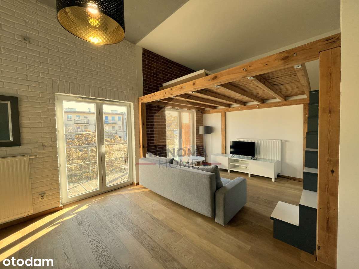Mieszkanie, 1 pok. – Loftowy apartament|centrum|parking|antresola