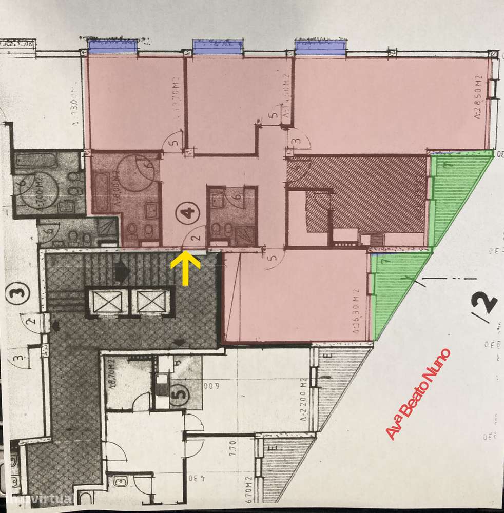 T3 150m² no Centro de Fátima | Potencial T4 | Av. Beato Nuno-12