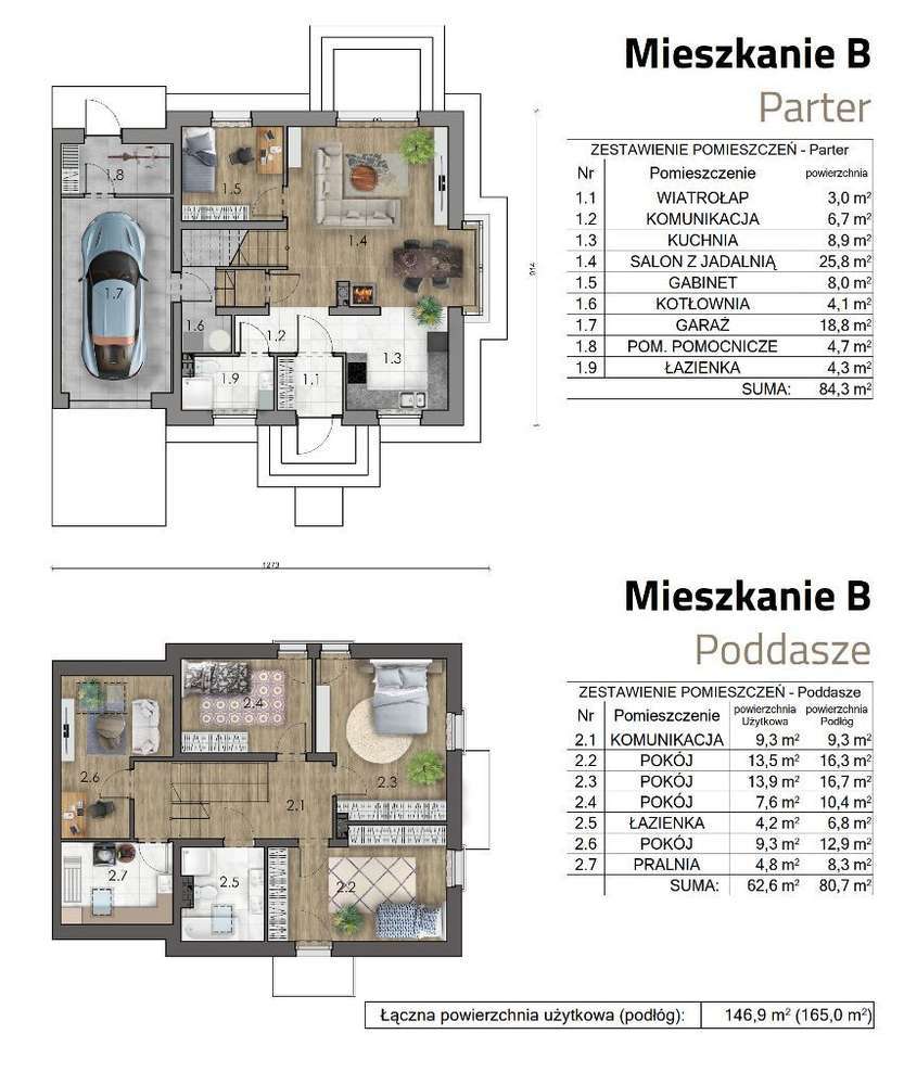 Osiedle Bursztynowe | morze, garaż, ogród | 14B - Pełny obrazek: 2/9