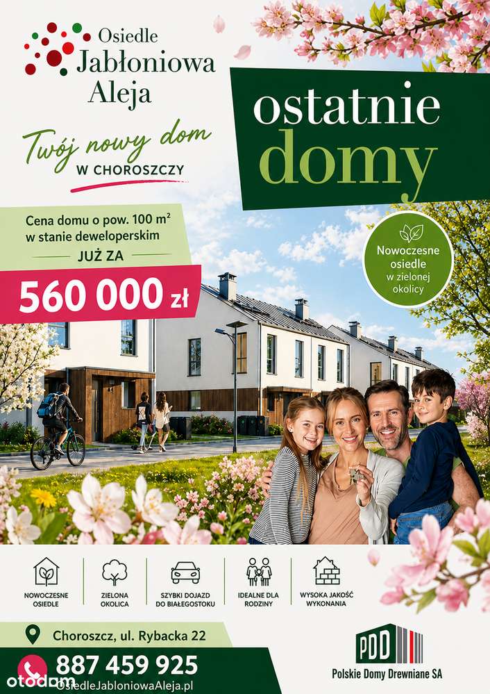 CHOROSZCZ ! Osiedle Jabłoniowa Aleja | ustawny dom
