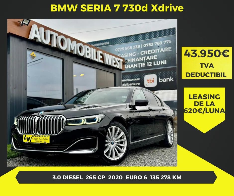 BMW 7 Series G11/G12 [2015 - 2022] 730d xDrive 2020