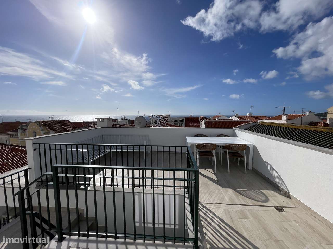 Apartamento T2 novo terraço vista mar perto da praia Sesimbra-29