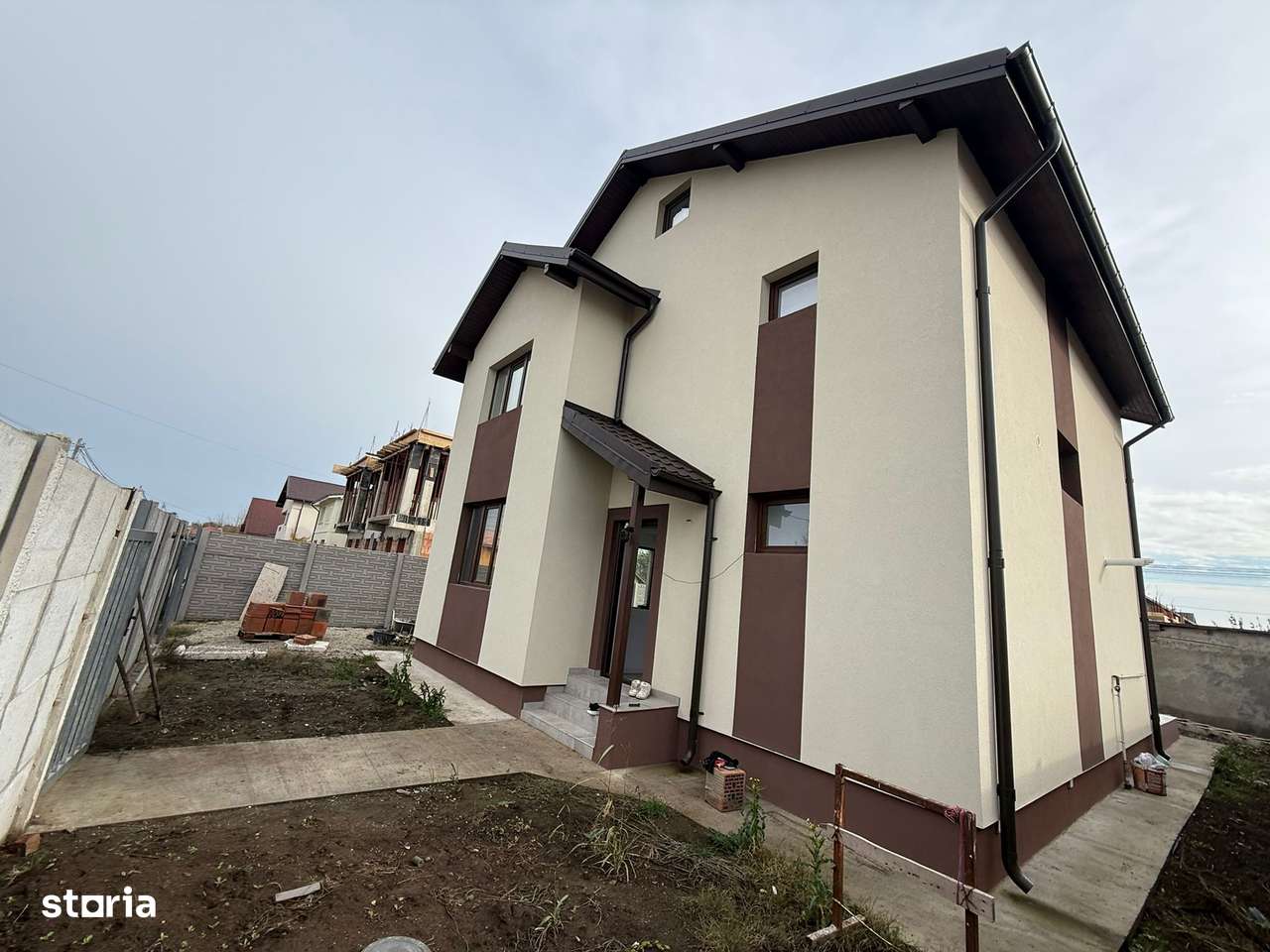 <Casa individuala P+1E> 4 camere 2 bai 320mp teren - Imagine principală: 5/16