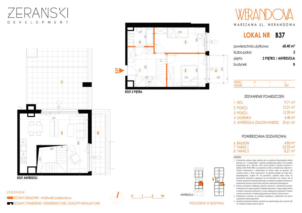 Mieszkanie dwupoziomowe z tarasem i widokiem na las - BEZPOŚREDNIO-3