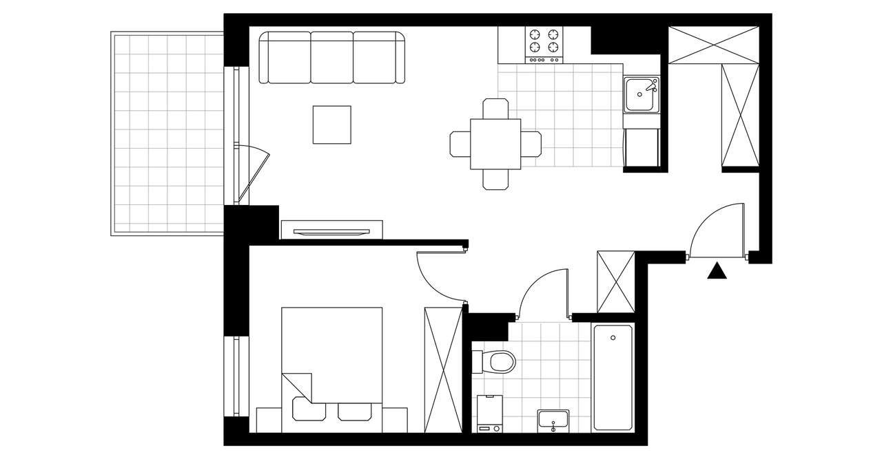 Osiedle Łososiowa | mieszkanie 2-pok. | 74 - Pełny obrazek: 3/6