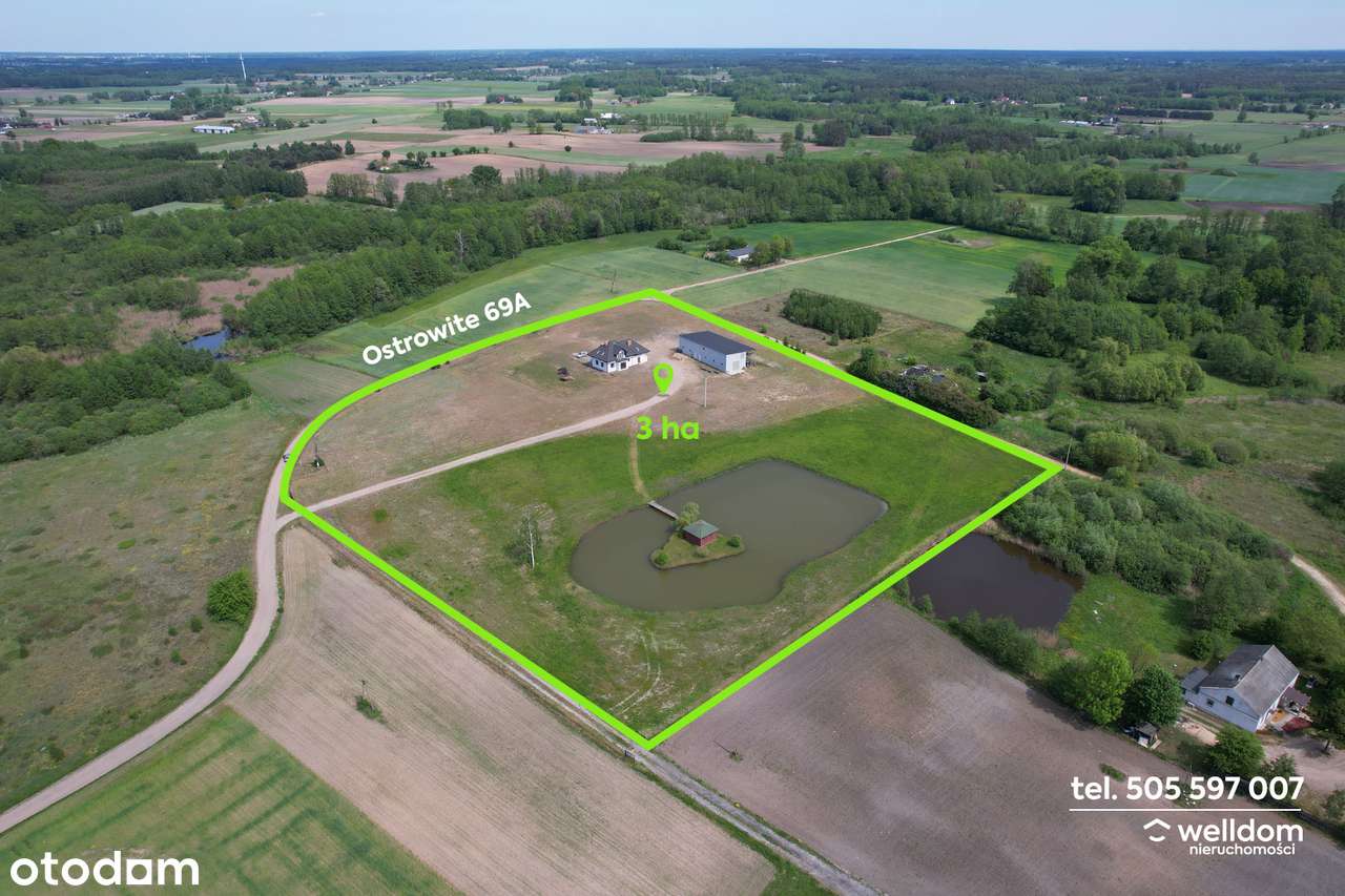 Piękny dom z duża działką i stawem 20 km od Włocławka. - Pełny obrazek: 4/17