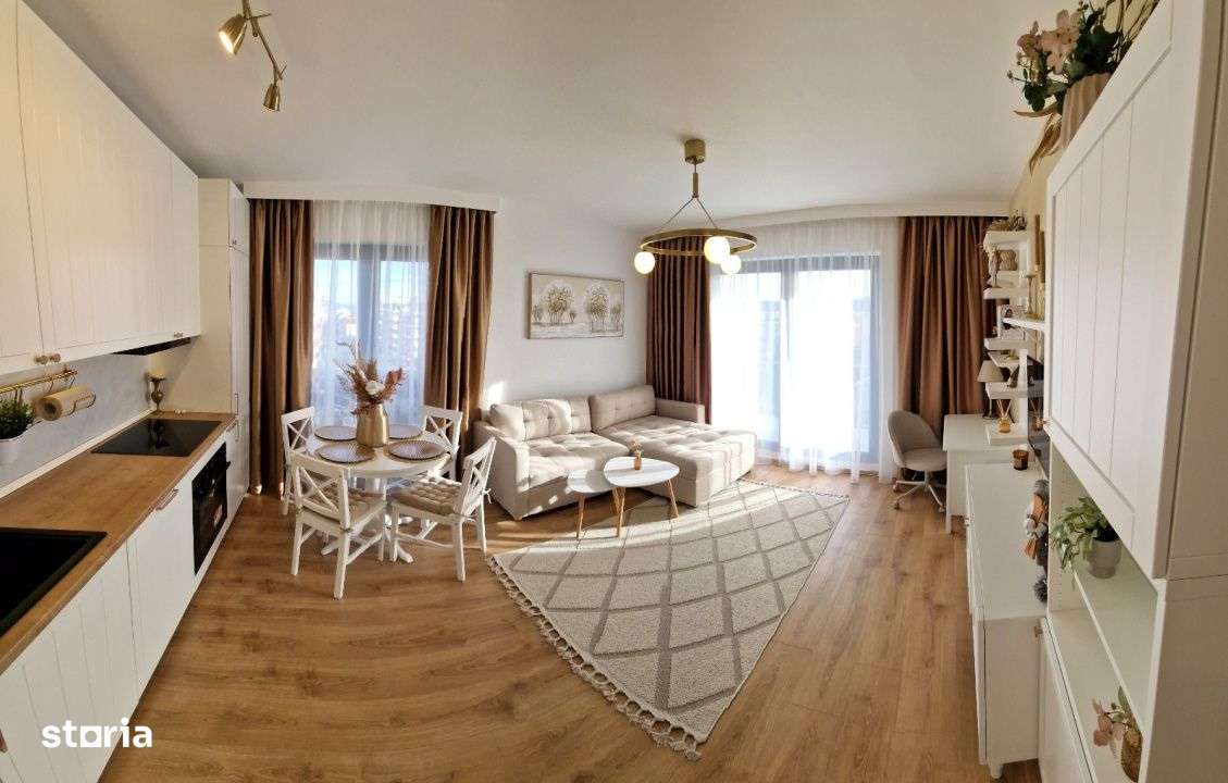 Apartament modern cu 2 camere, mobilat complet, imobil nou zona Intre - Imagine principală: 3/19