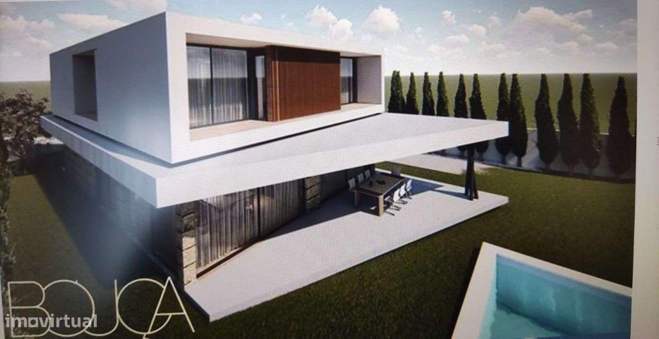 Terreno - C / Projeto Aprovado para Moradia c/ piscina - Mosteiró-0