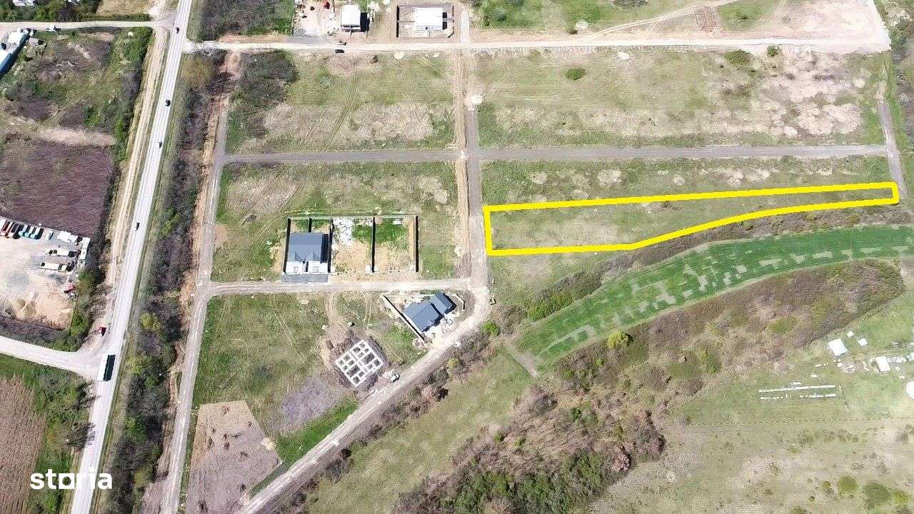 1839mp - Teren de vanzare Mosnita, cu utilitati - 55euro/mp+TVA - Imagine principală: 4/5