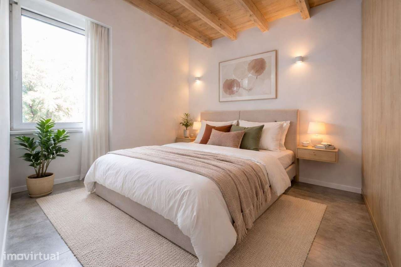 Moradia V2 inserida em Condomínio com piscina-16