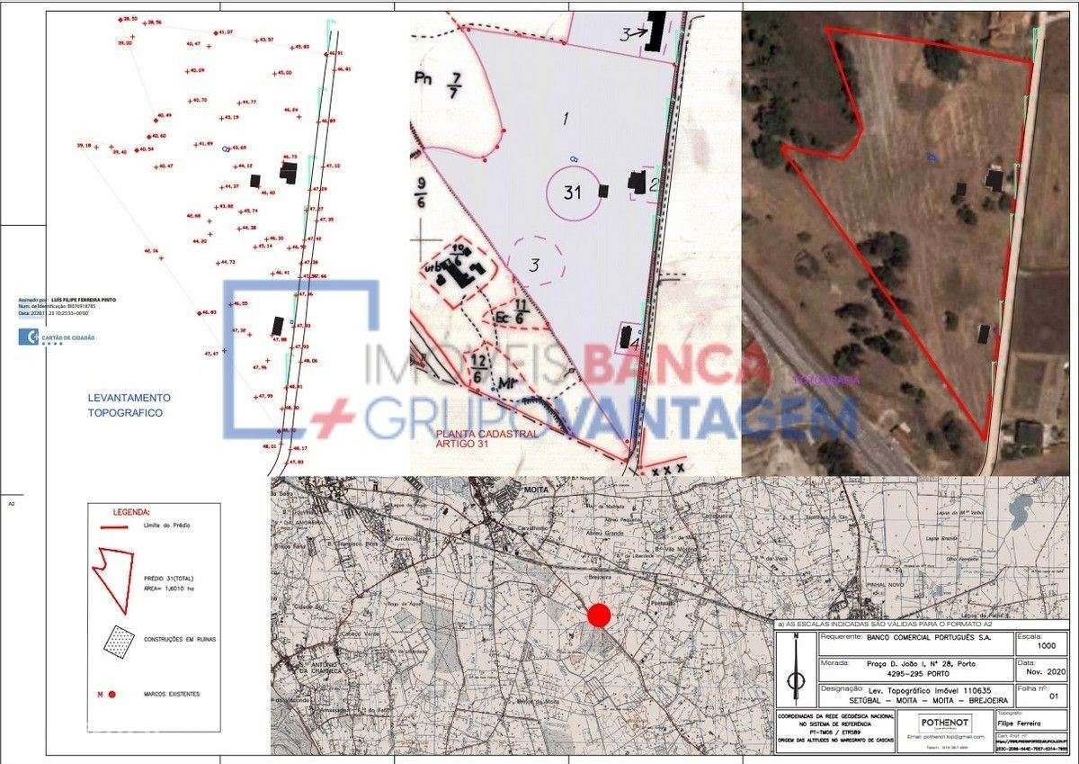 Terreno Rústico com 16.040m2 para construção na Moita - Grande imagem: 5/23